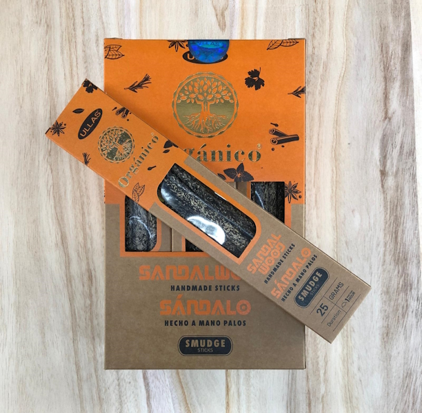 Incienso orgánico Sándalo Ullas 25 gr